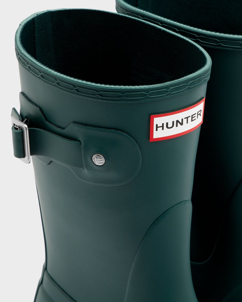 Bottes Courtes de Pluie Hunter Original Femme Vert XJLZYTF-87